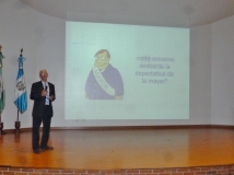 Paul Bosela lecturing as an invited guest speaker at a Forensic Engineering Workshop in Guatemala