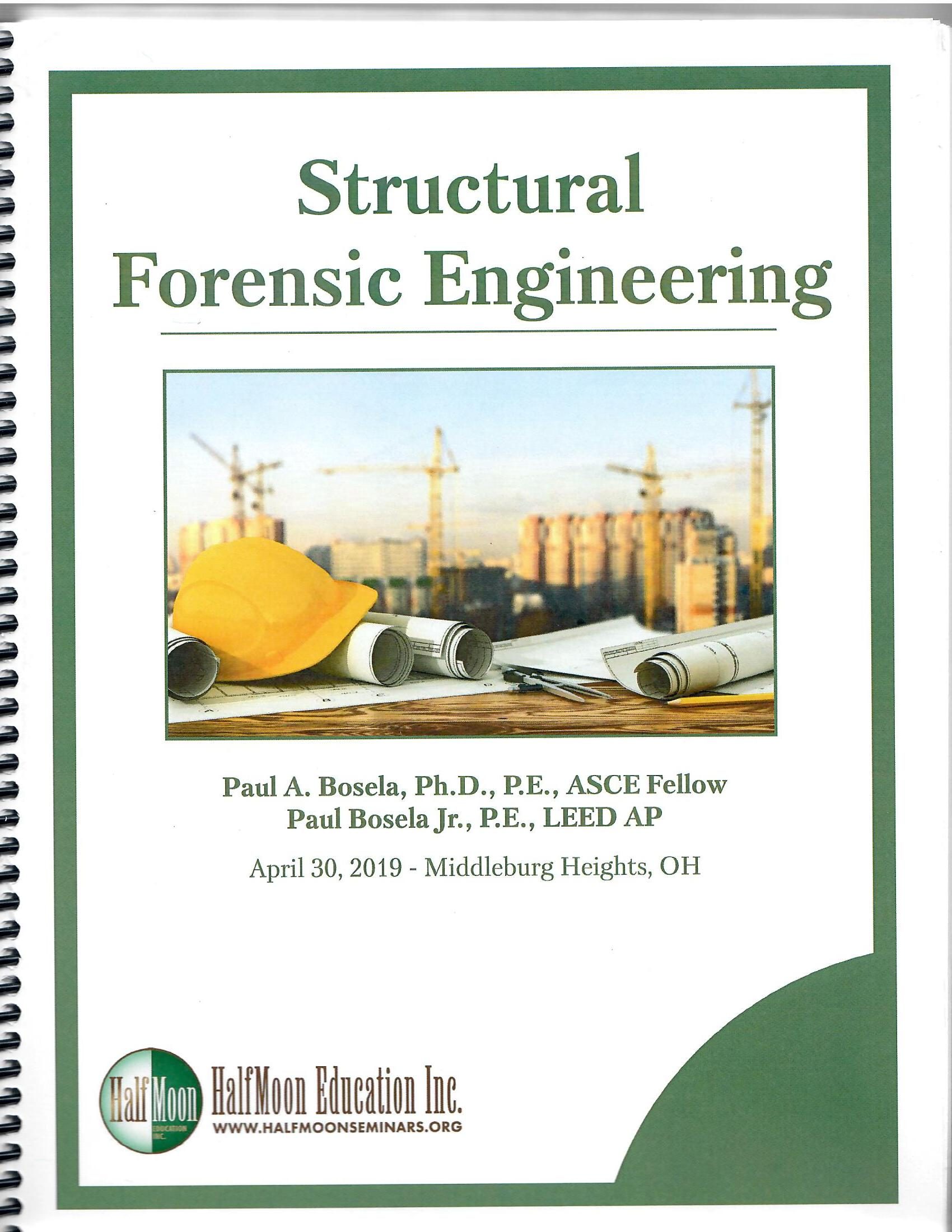 Structural Forensic Engineering Seminar